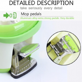  Foot Hand Pressure Rotating Mop	