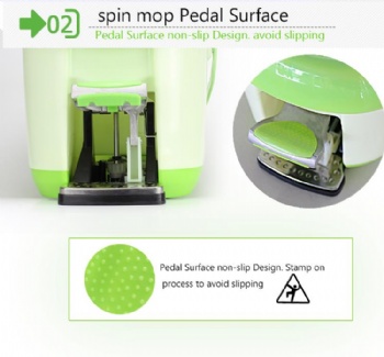  Foot Hand Pressure Rotating Mop	