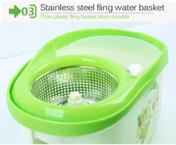  Foot Hand Pressure Rotating Mop	