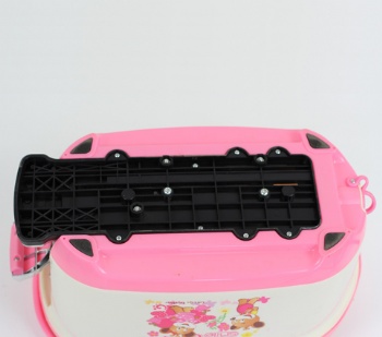 Foot Hand Pressure Rotating Mop-pink	