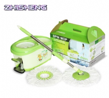  Foot Hand Pressure Spin Mop Plastic Basket	