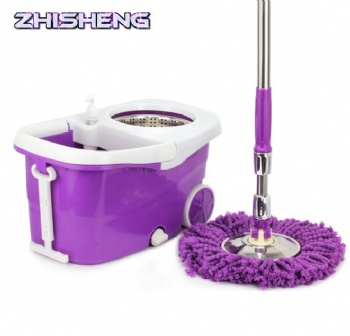  Walkable Spin Mop With Wheels	